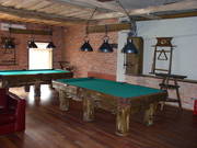 Hand-Crafted Rustic Pool Table for Log Home / Cabin 